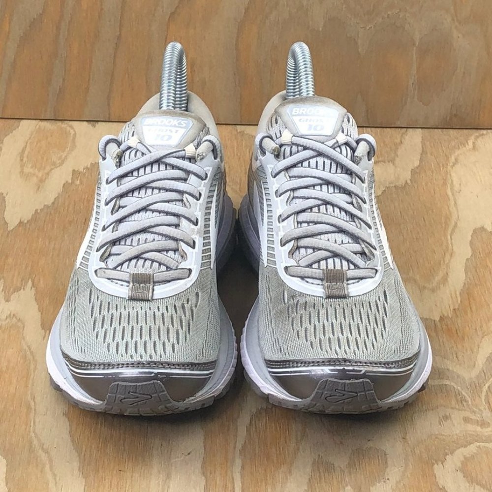 Brooks Ghost 10 Running Grey / White - Picture 2 of 8